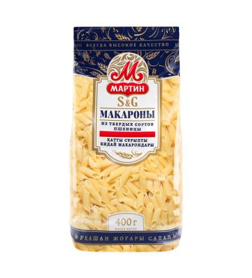 Перья №1 макаронные изделия Мартин гр.А, в/с 0,4кг*20