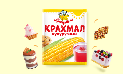 Крахмал кукурузный 50г*20шт (шоу-бокс) Приправыч