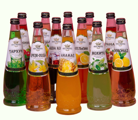 Аква Кристалл Малина 0,5 л стекло*12