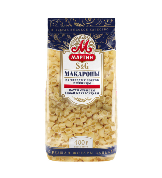 Улитка макаронные изделия Мартин гр.А, в/с 0,4кг*20